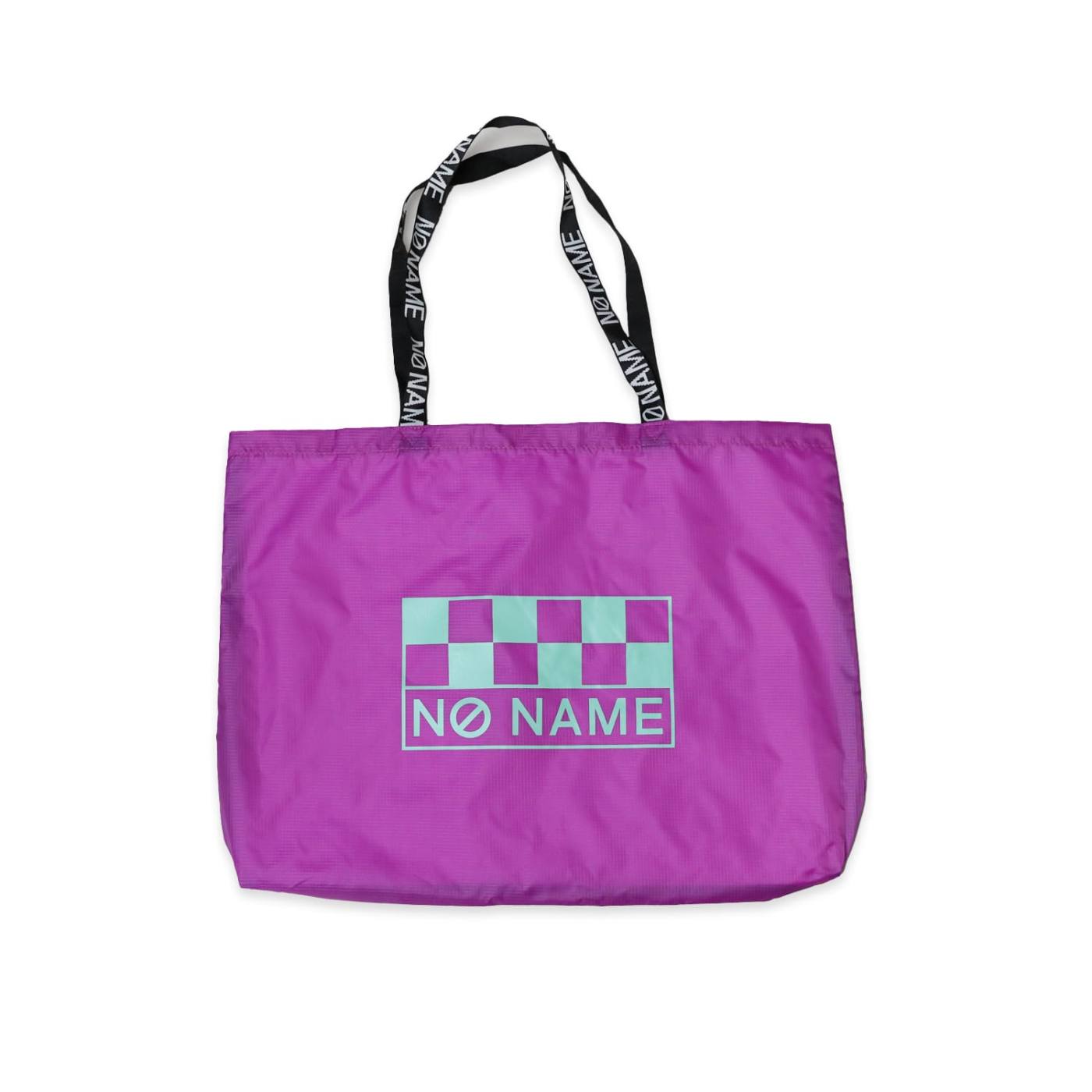 TOTE BAG - NYLON - FUSHIA/TURCHESE